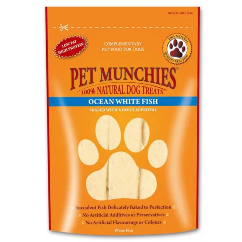 Pet Munchies Ocean White Fish Strips