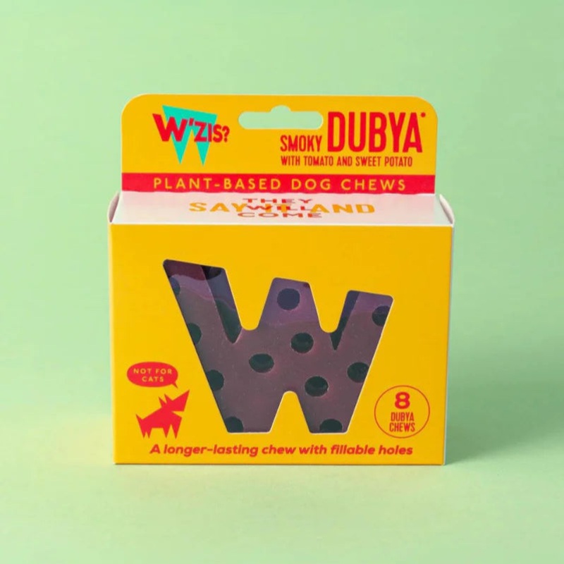 W'ZIS? Smoky Dubya Longer-Lasting Chew with Fillable Holes