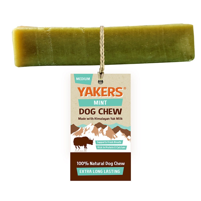 Yakers Yak Bars Natural Dog Chew - Mint