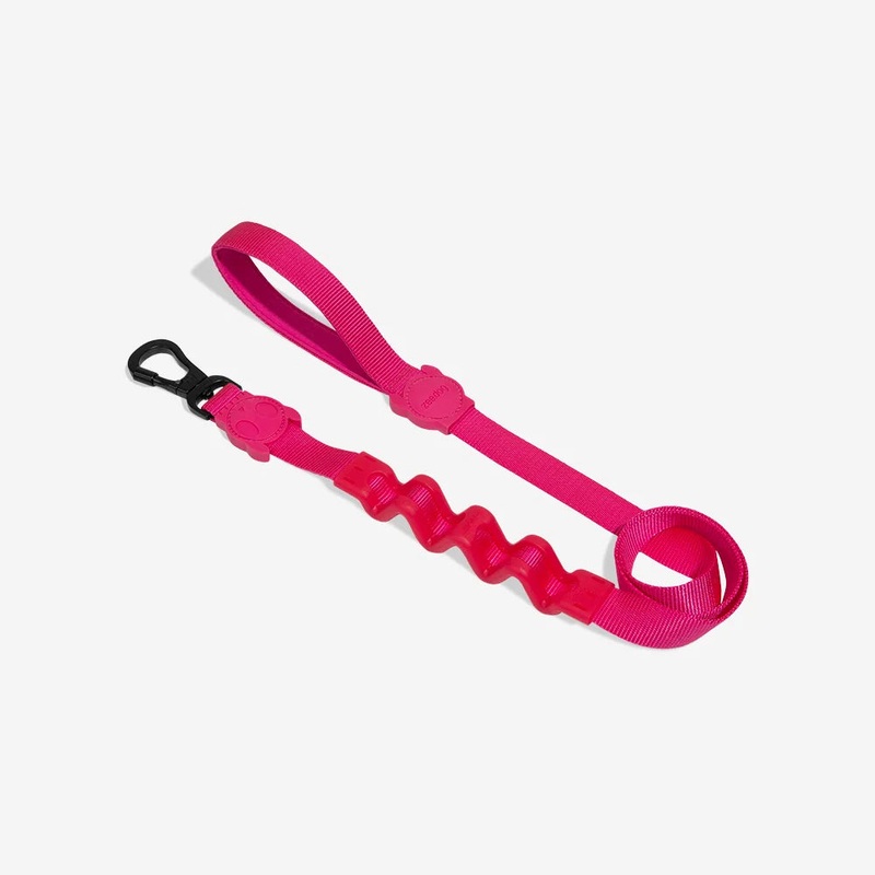 Zee.Dog Pink LED Ruff Dog Leash 2.0