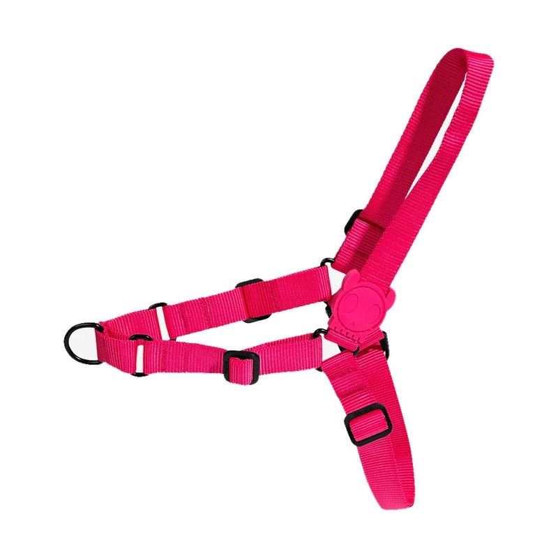 Zee.Dog Pink LED SofterWalk Dog Harness