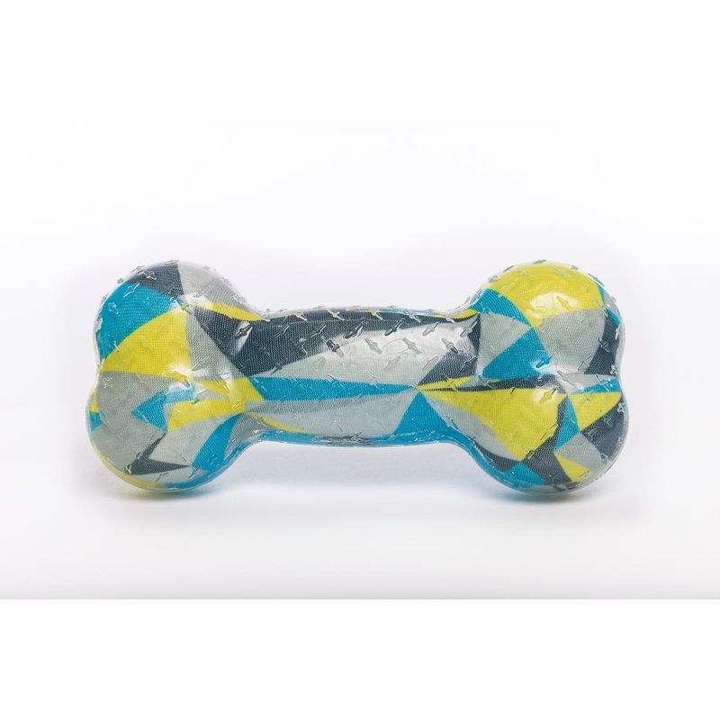 Attachment Theory Rubber Squeaky Bone Toy for Dogs