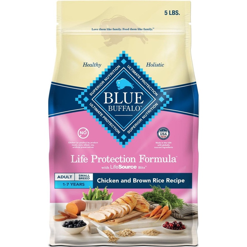 Blue Buffalo Life Protection Natural Chicken & Brown Rice Recipe Small Breed Adult Dry Dog Food