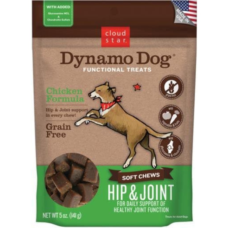Cloud Star Dynamo Dog Hip & Joint Soft Chews Chicken Formula