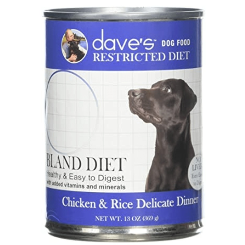 Dave's Pet Food Restricted Diet Bland Chicken & Rice Delicate Dinner