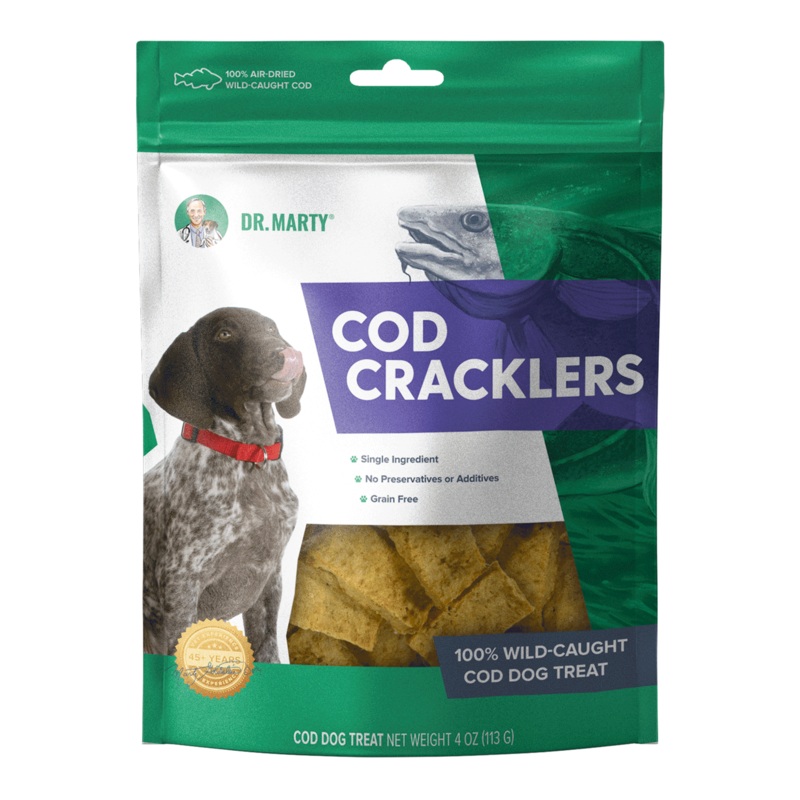DR. MARTY Cod Cracklers Air Dried Dog Treats