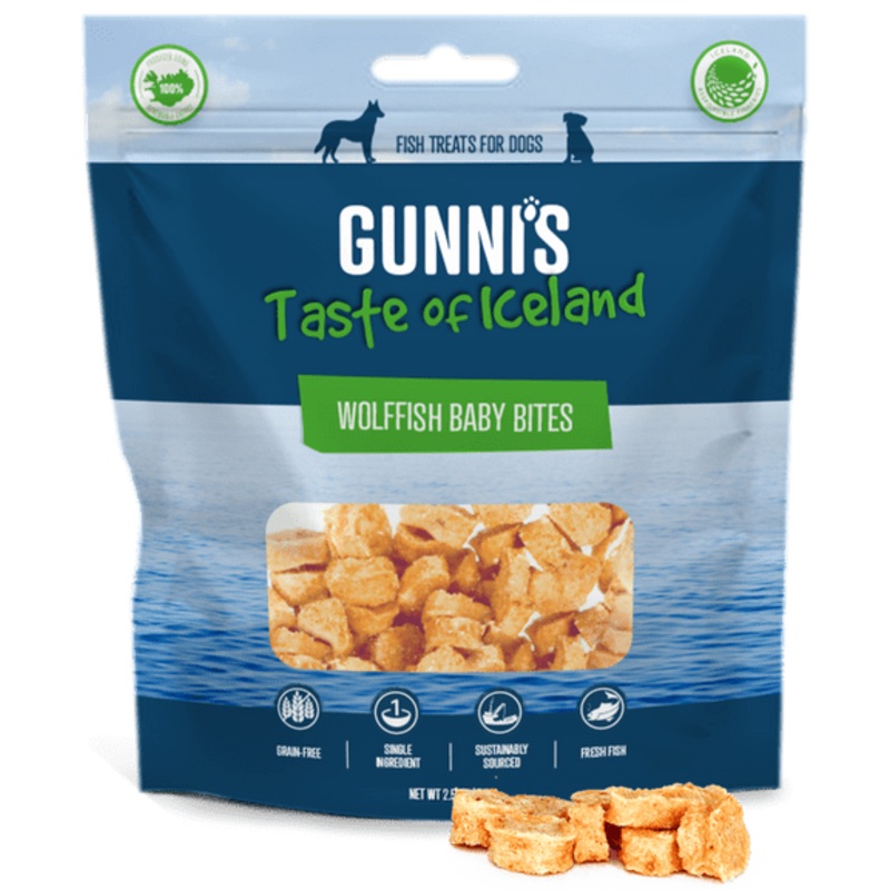 Gunni's Wolffish Baby Bites Treats for Dogs