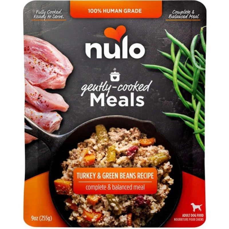 Nulo Gently-Cooked Meals Turkey & Green Beans Recipe Wet Dog Food Pouch