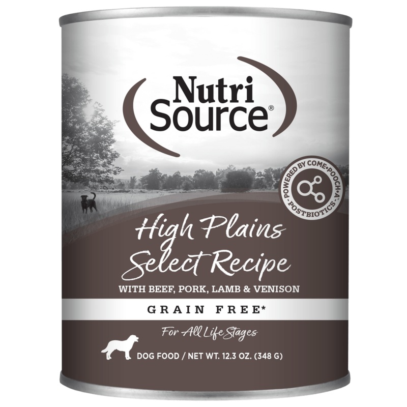 NutriSource Grain Free High Plains Select Canned Dog Food