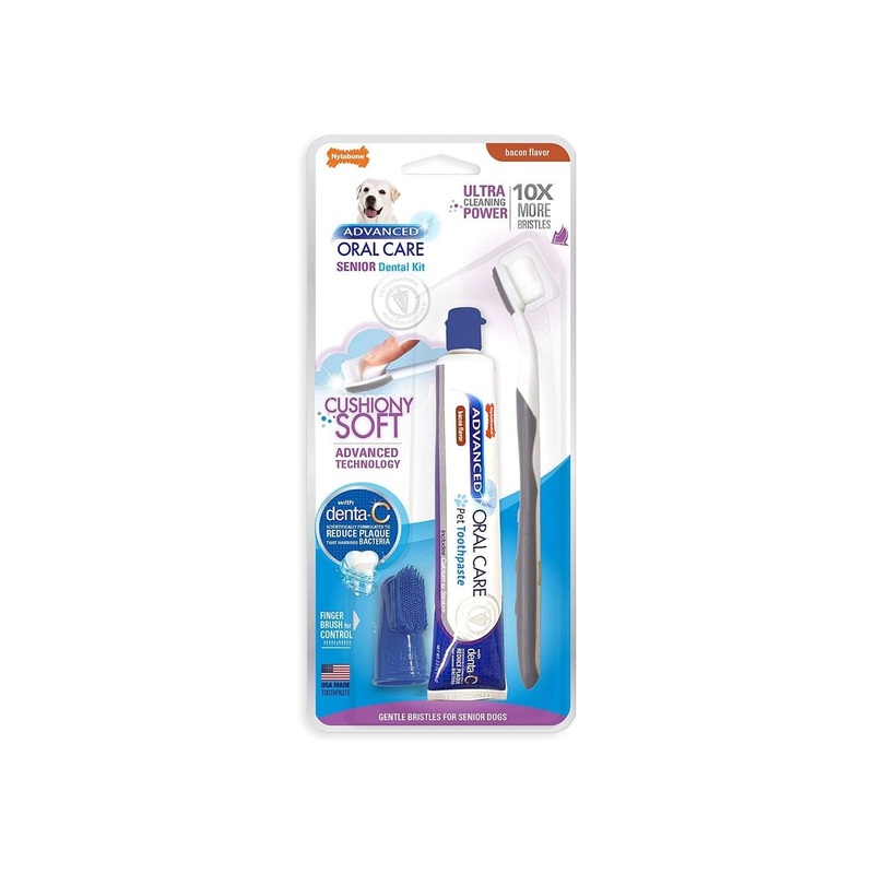 Nylabone Advanced Oral Care Senior Dog Dental Kit