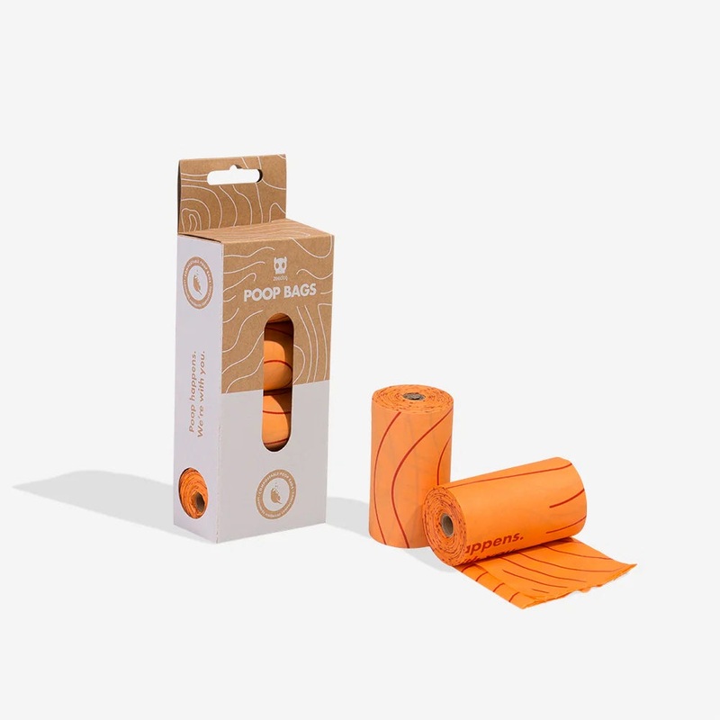 Zee.Dog Compostable Poo Bags - 4 Rolls Refill