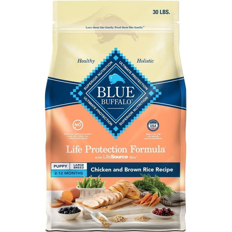 Blue Buffalo Life Protection Natural Chicken & Brown Rice Recipe Large Breed Puppy Dry Dog Food