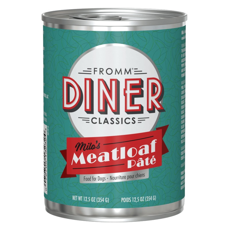 Fromm Diner Classics Milo's Meatloaf Pate Wet Dog Food