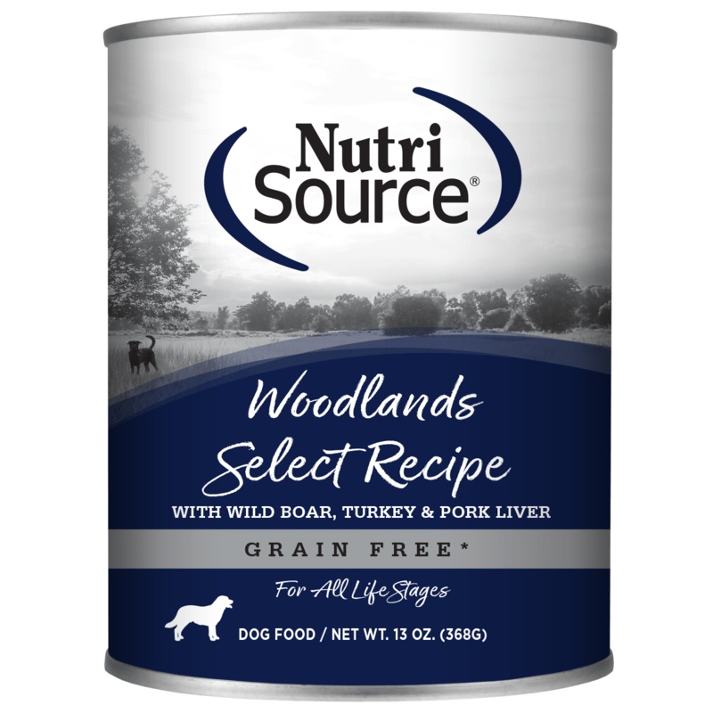 NutriSource Grain Free Woodlands Select Canned Dog Food