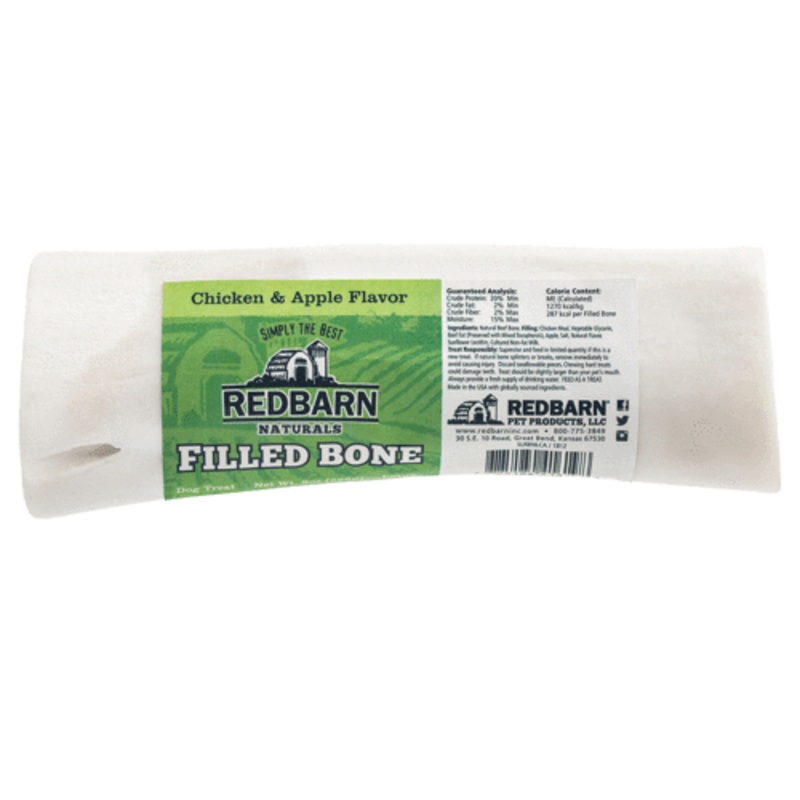 Redbarn Natural Filled Chicken & Apple Flavor Dog Chew