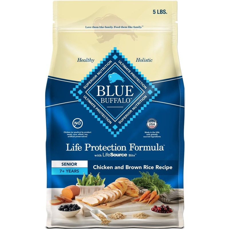 Blue Buffalo Life Protection Natural Chicken & Brown Rice Recipe Senior Dry Dog Food