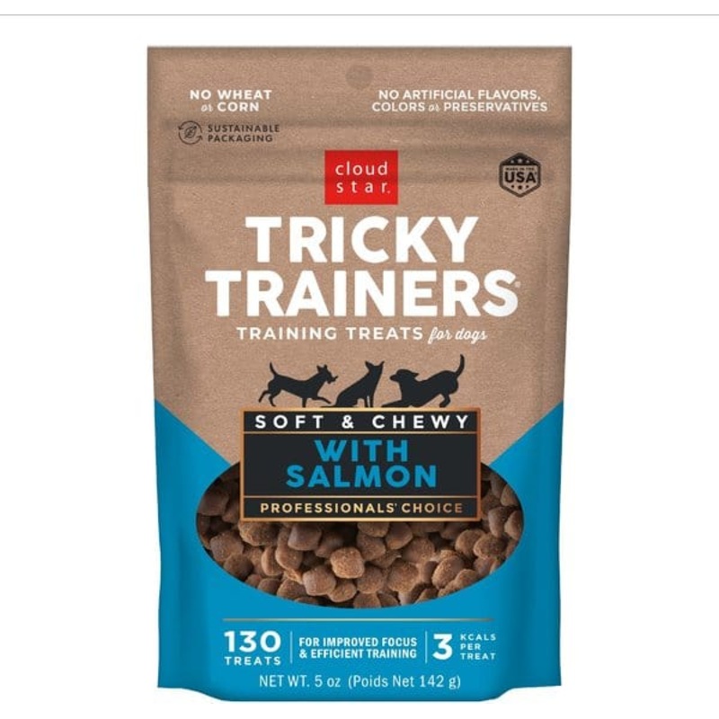 Cloud Star Tricky Trainers Soft & Chewy with Salmon Dog Treats