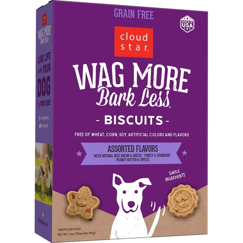 Cloudstar Wag More Bark Less Oven Baked Assorted Biscuits for Dogs
