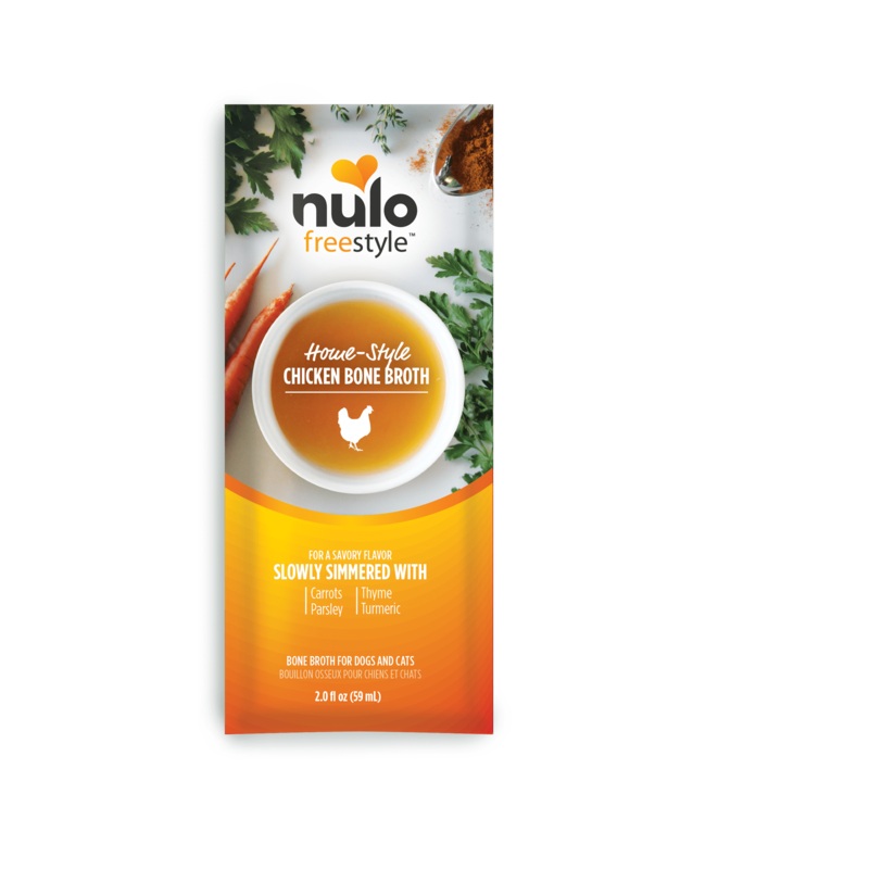 Nulo Freestyle Organic Chicken Bone Broth Recipe Dog & Cat Food Topper