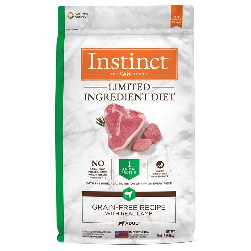 Instinct Limited Ingredient Diet Adult Grain Free Recipe with Real Lamb Natural Dry Dog Food