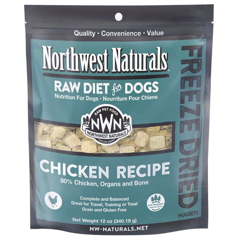 Northwest Naturals Freeze-Dried Raw Chicken Nuggets Dog Food