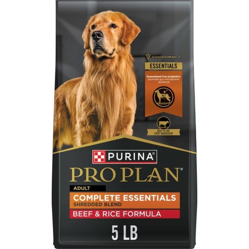 Purina Pro Plan Savor Shredded Blend Beef & Rice Formula Adult Dry Dog Food