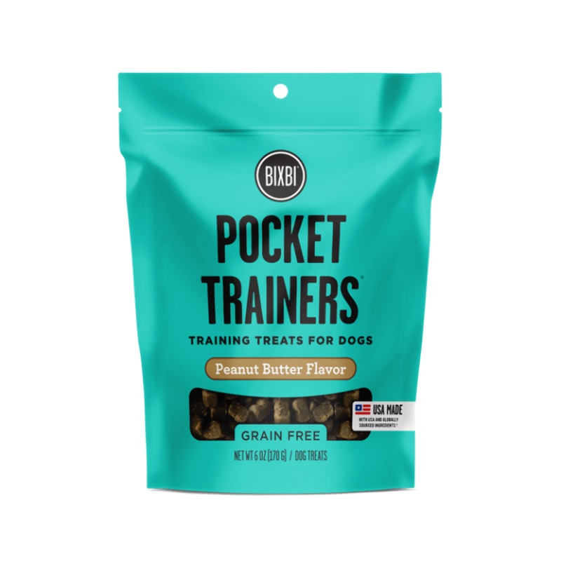 Bixbi Pocket Trainers - Peanut Butter Treats for Dogs