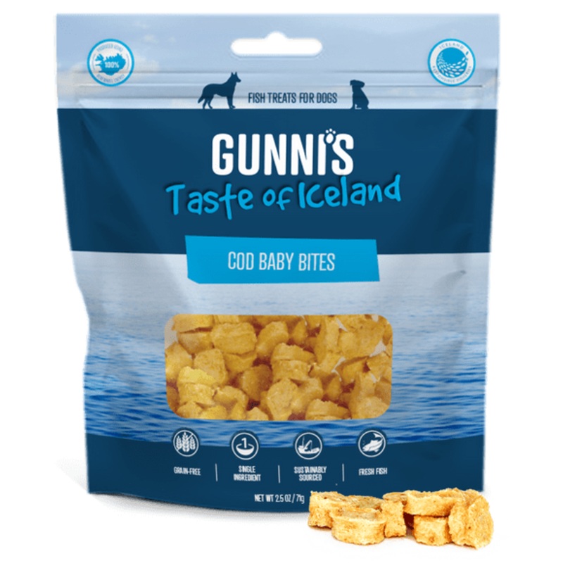 Gunni's Cod Baby Bites Treats for Dogs