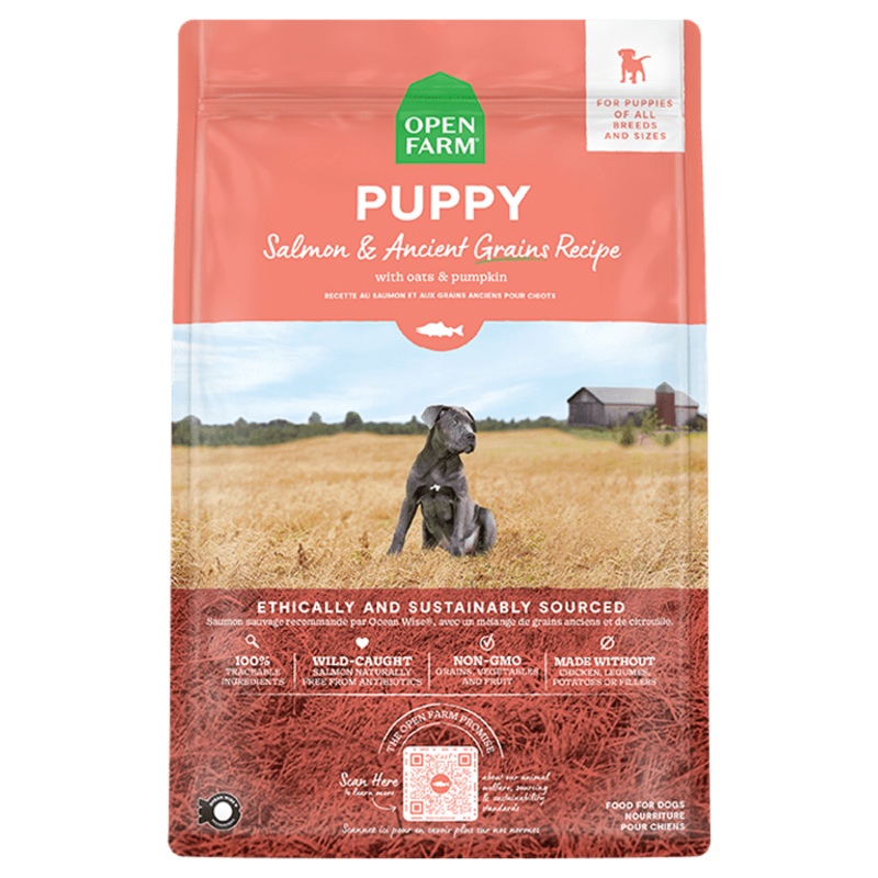 Open Farm Ancient Grains Salmon Puppy Dry Dog Food