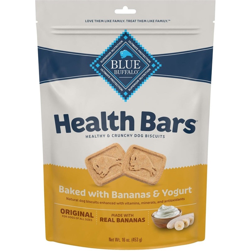 Blue Buffalo Health Bars Baked with Banana & Yogurt Dog Treats