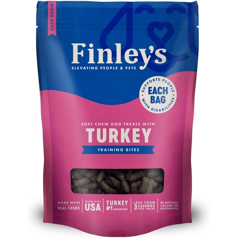 Finley's Barkery Turkey Recipe Training Bites Dog Treats
