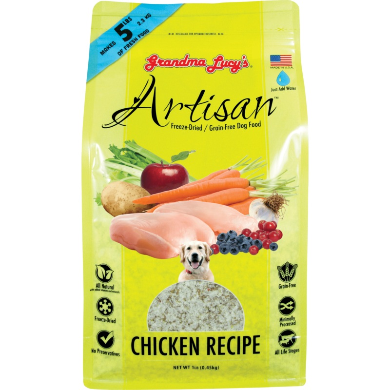 Grandma Lucy's Artisan Grain Free Chicken Freeze Dried Dog Food