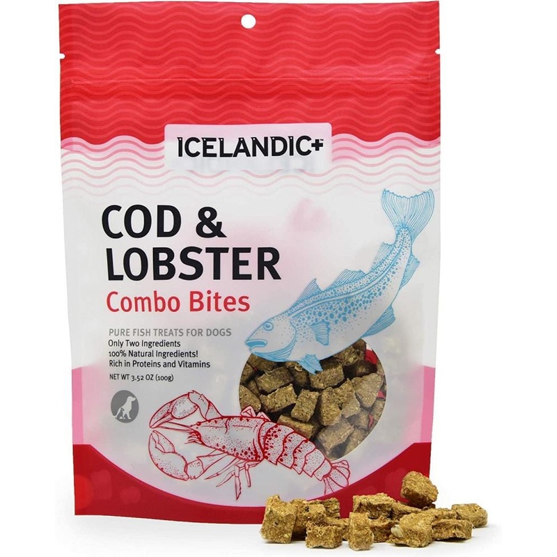 Icelandic+ Cod & Lobster Combo Bites Fish Dog Treats
