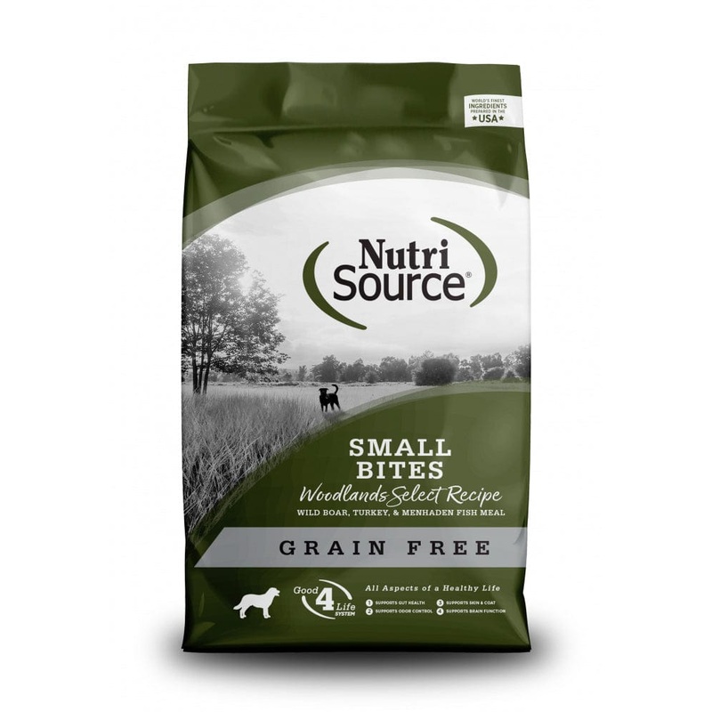 NutriSource Grain-Free Woodlands Select Small Bites Dry Dog Food