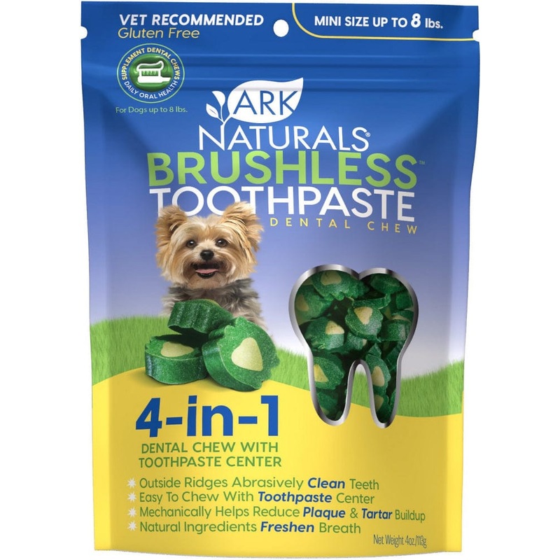 Ark Naturals Brushless Toothpaste Mini Dog Treats