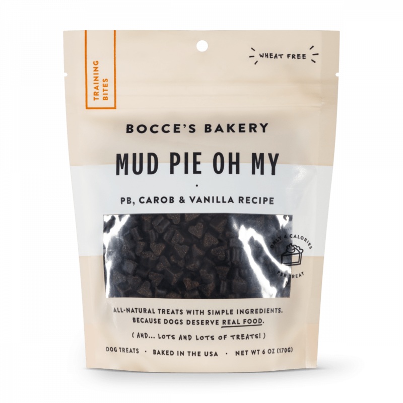 Bocce's Bakery Every Day Mud Pie Oh My Training Bites Dog Treats
