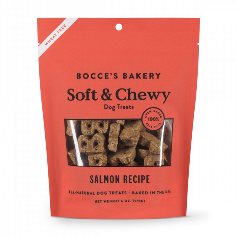 Bocce's Bakery Soft & Chewy Salmon Recipe Dog Treats