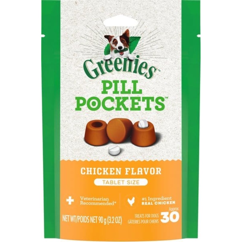 Greenies Pill Pockets Canine Chicken Flavor Dog Treats
