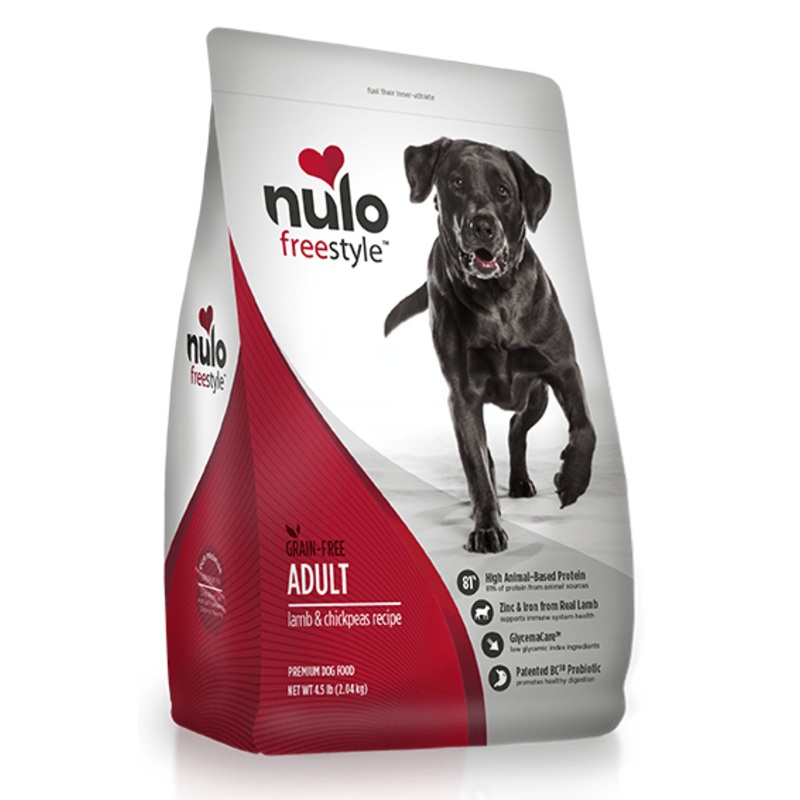 Nulo FreeStyle Grain Free Lamb and Chickpeas Recipe Dry Dog Food