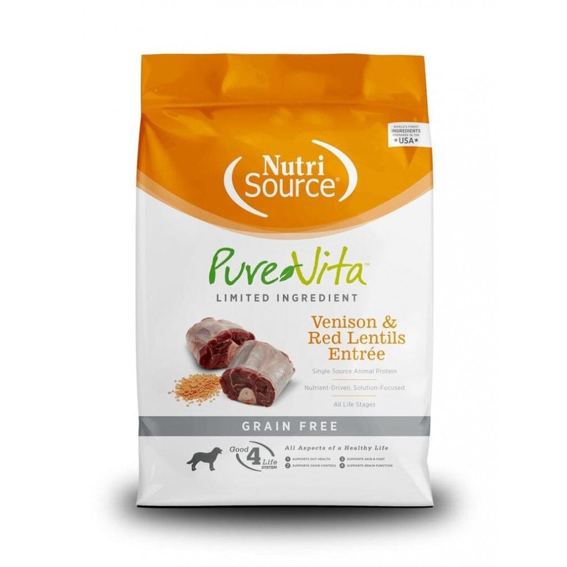 PureVita Grain Free Venison & Red Lentils Entree Dry Dog Food