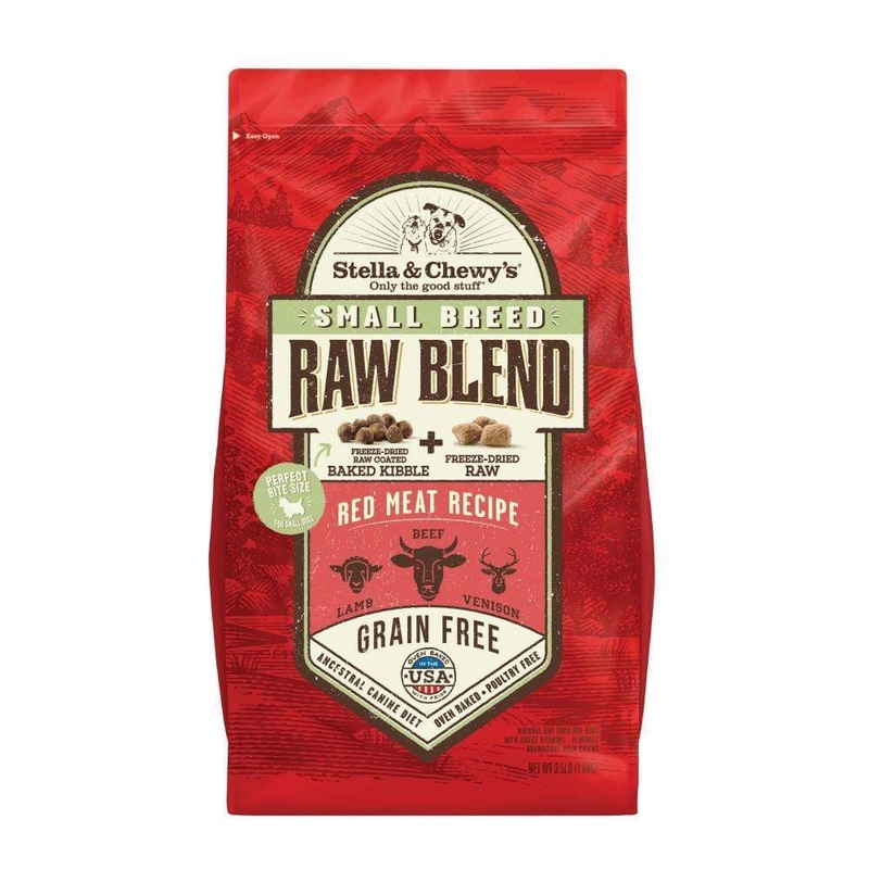 Stella & Chewy's Raw Blend Kibble 3.5lb Red Meat Recipe Small Breed Dry Dog Food