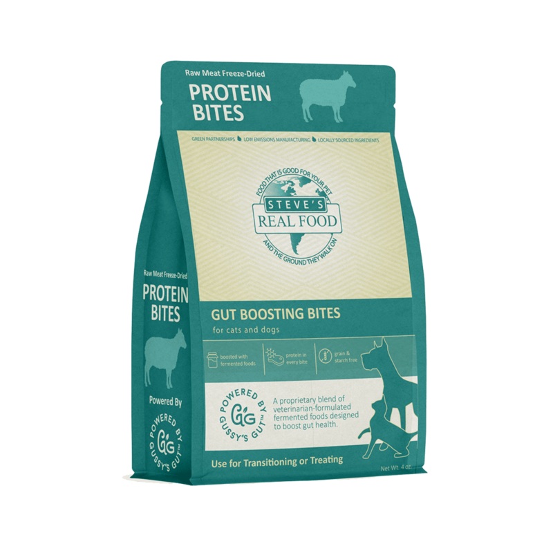 Steve's Real Food Lamb Protein Bites for Cats and Dogs