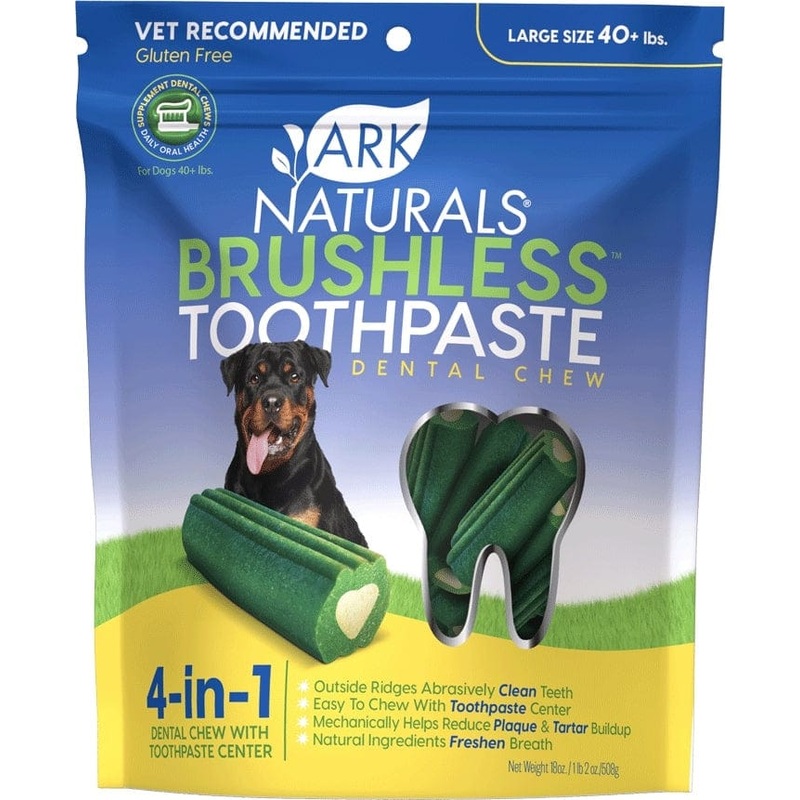 Ark Naturals Brushless Toothpaste Large Dog Treats