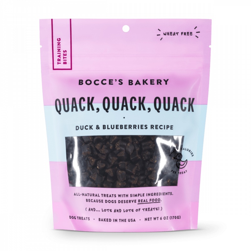 Bocce's Bakery Every Day Quack, Quack, Quack Training Bites Dog Treats