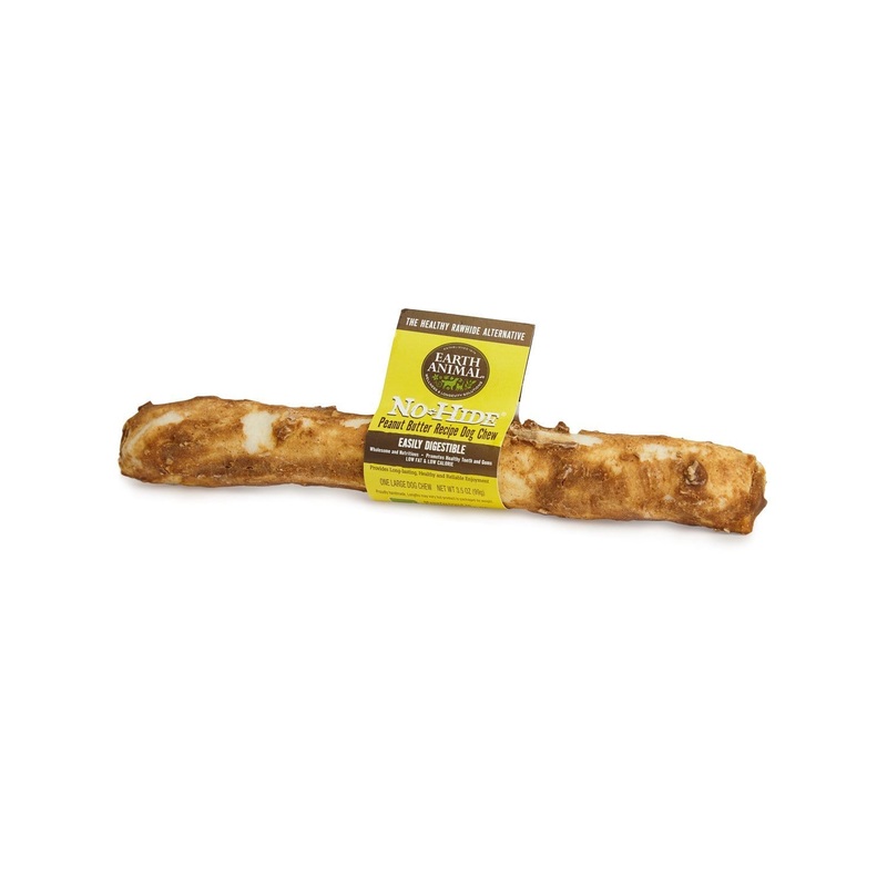 Earth Animal No-Hide Peanut Butter Chew Large Dog Treats