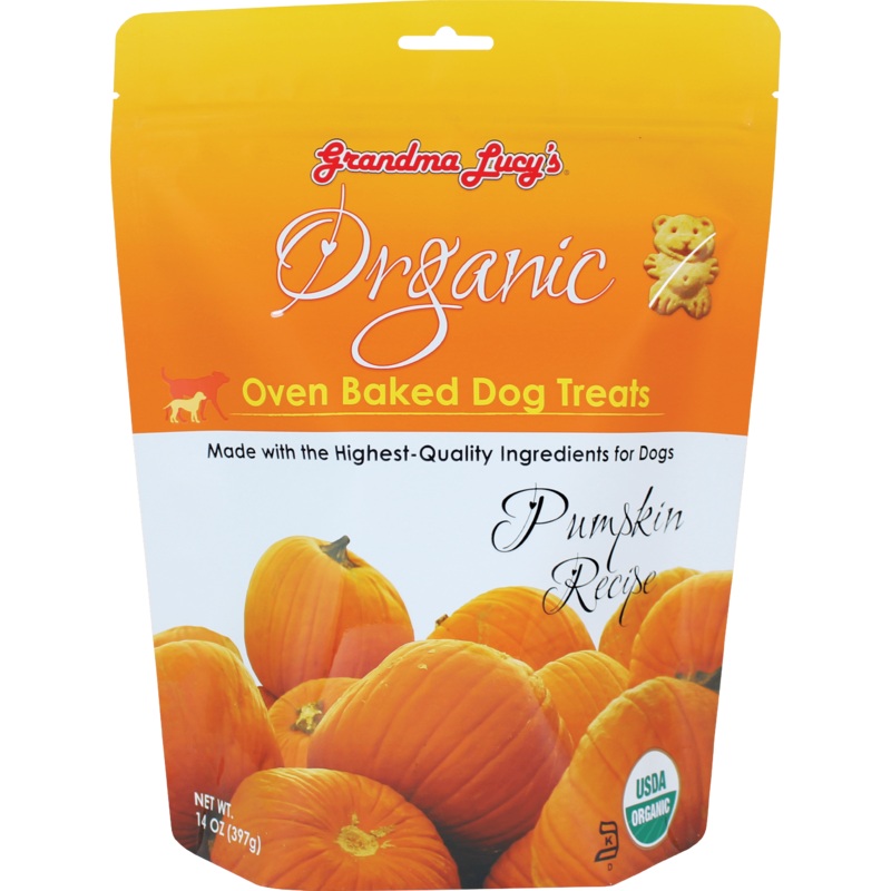 Grandma Lucy's Organic Oven Baked Pumpkin Flavor Dog Treats