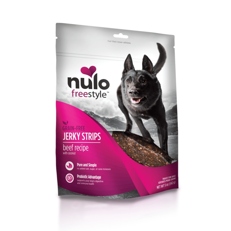 Nulo Freestyle Grain Free Beef & Coconut Recipe Jerky Dog Treats