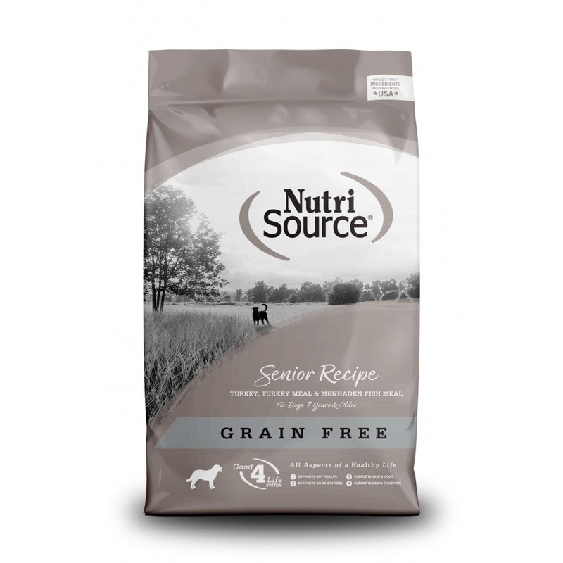 NutriSource Grain Free Senior Recipe Dry Dog Food