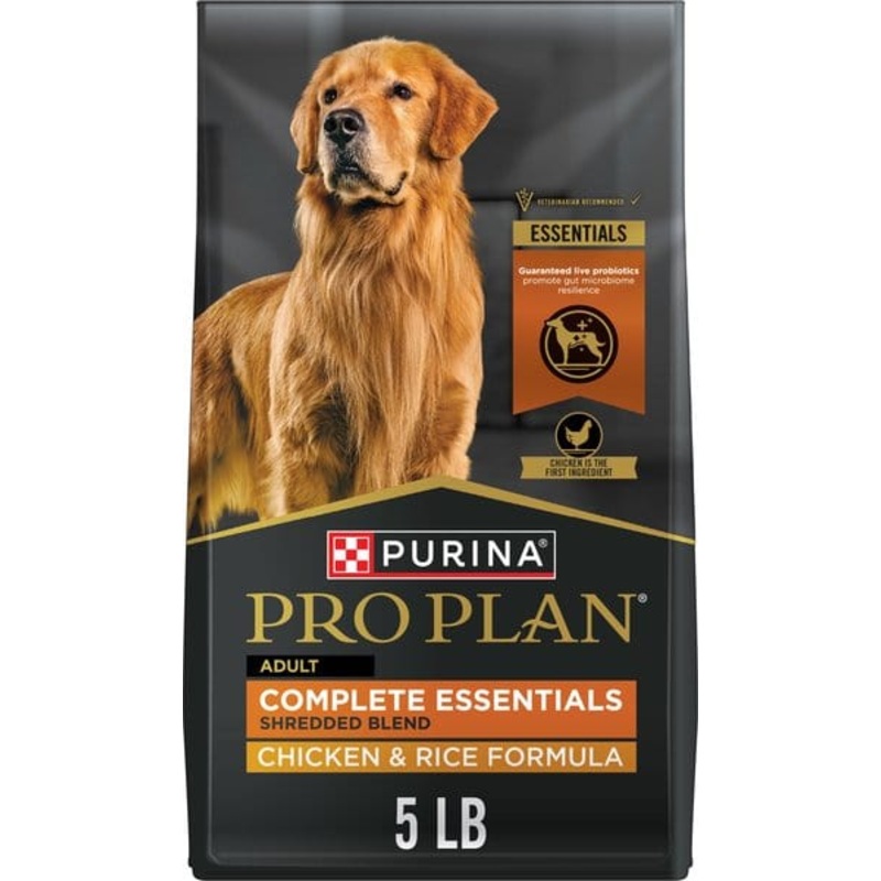 Purina Pro Plan Adult Shredded Blend Chicken & Rice Formula Dry Dog Food