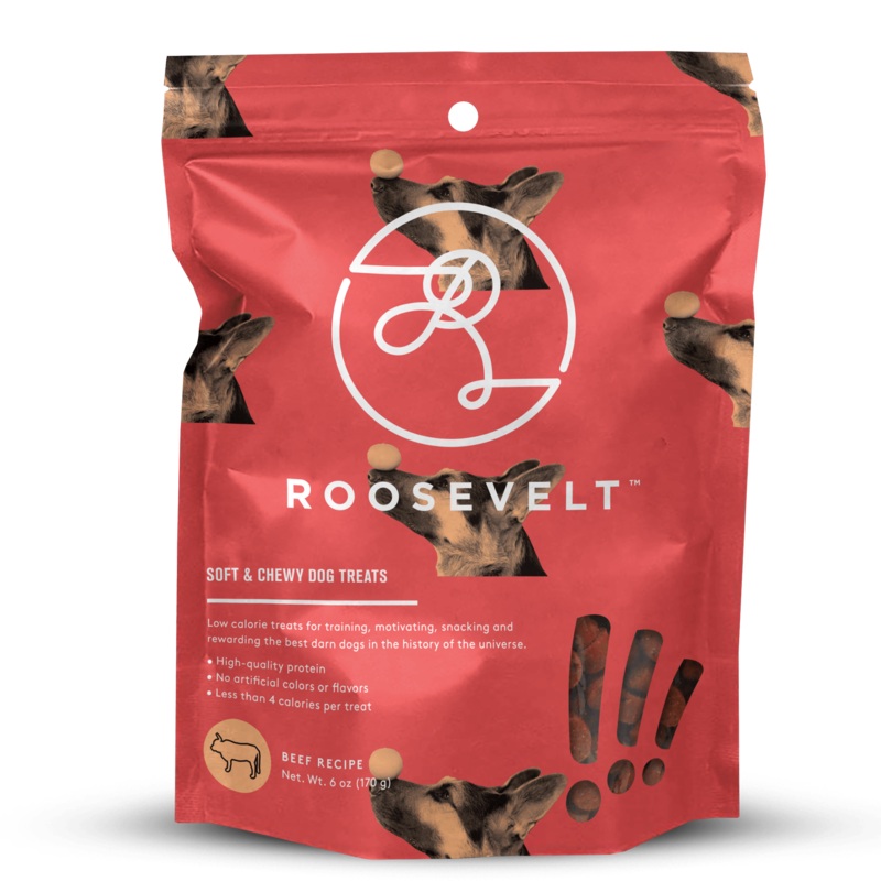 Roosevelt Soft & Chewy Dog Treats Beef Recipe